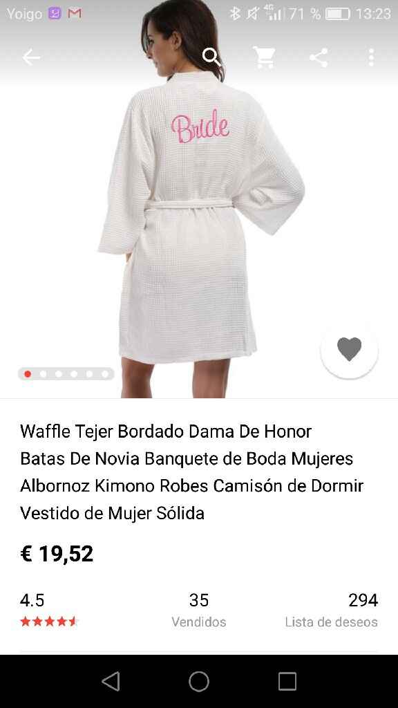  Batas y camisón de novia!! - 1