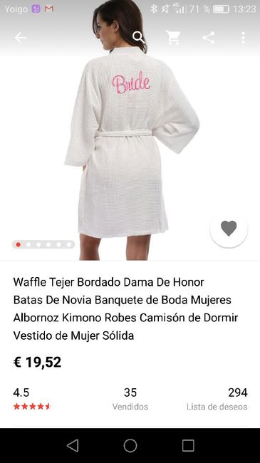 Batas y camisón de novia!! - 1