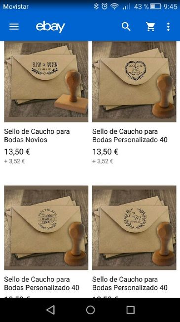 Tarjetas y sello para bolsas de arroz!! - 1