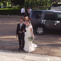 llegada a la iglesia