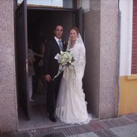 con mi hermano saliendo de casa