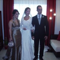 con mi hermano y mi cuñada