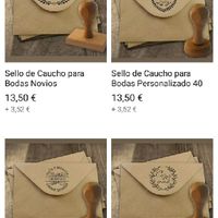 Tarjetas y sello para bolsas de arroz!! - 1