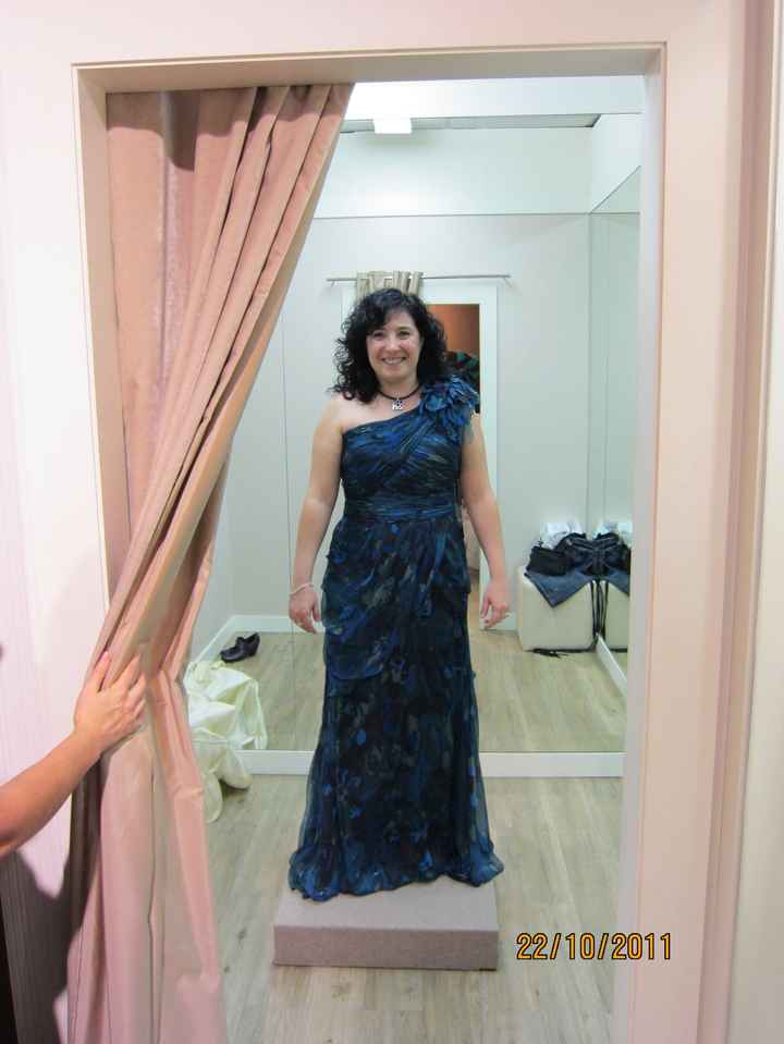 Yo con el vestido