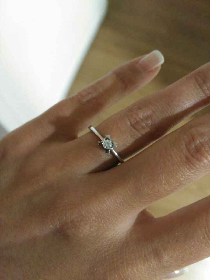 Mi anillo de pedida al fin! - 1