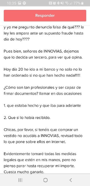 Comentarios modificados  - innovias 2