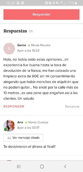 Comentarios modificados  - innovias 4