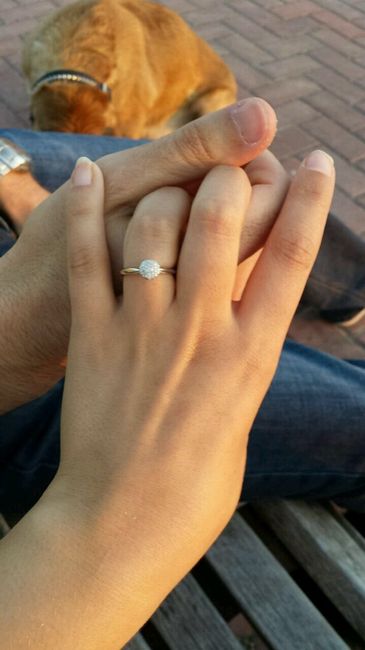 Este es mi anillo de pedida, me gustaría ver el vuestro - 1