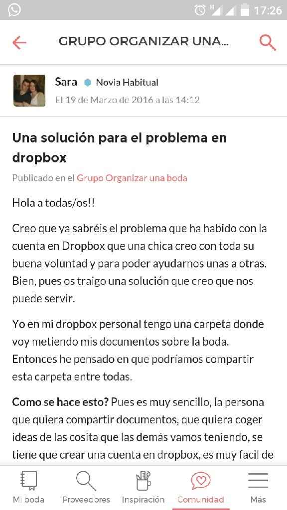 Lagrimas de felicidad, agregadme al Dropbox por favor. - 1