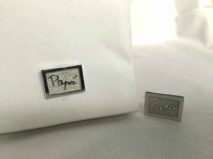 Ya he recibido los gemelos para mi papi!!!me encantan!!!! - 1