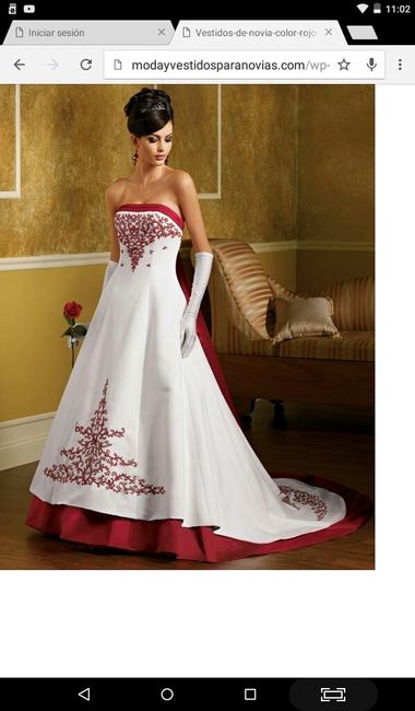 Mi novio no quiere vestido blanco - 1