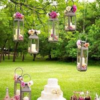 Deco faroles y flores