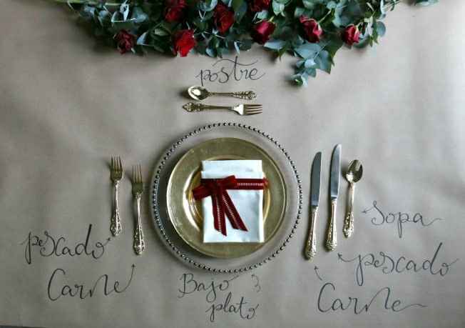 Como poner la mesa 