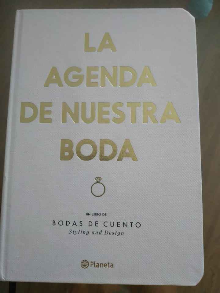 Mi "agenda" de boda - 1
