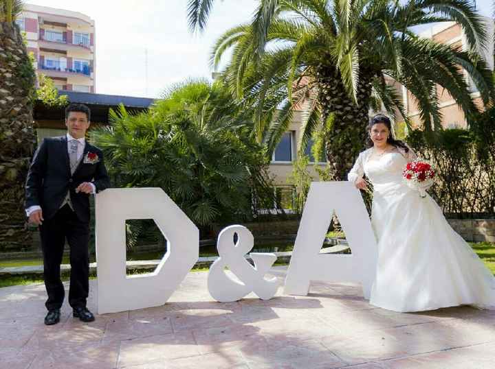 Nuestra foto con las letras - 1