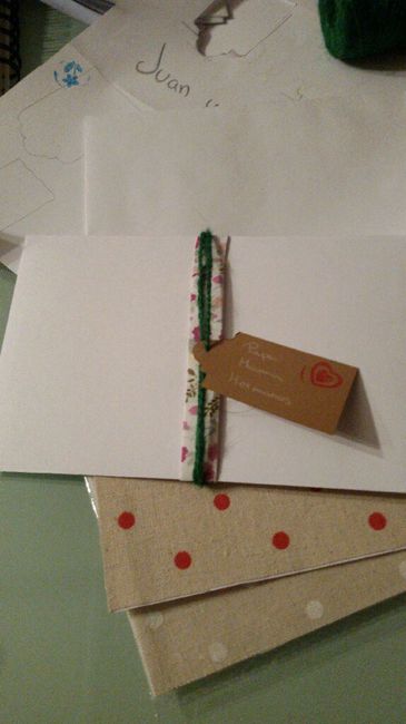 Decorando sobres - 1