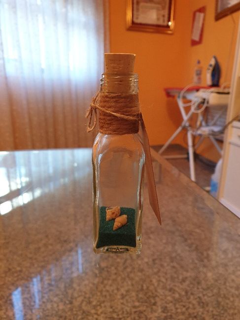Invitaciones "mensaje en una botella" 3