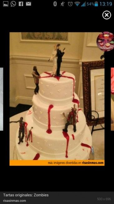 Tarta de boda diferente y muy especial - 1