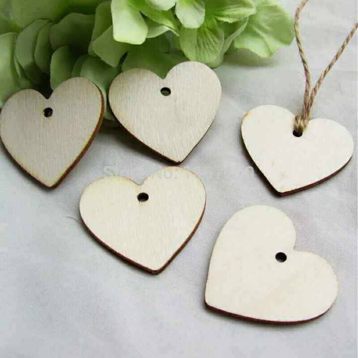 Corazones madera - 1