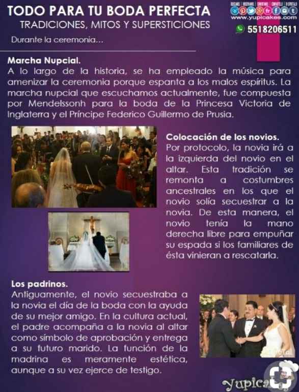  Curiosidades de una boda - 9