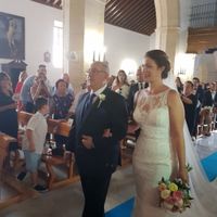 llegando al altar