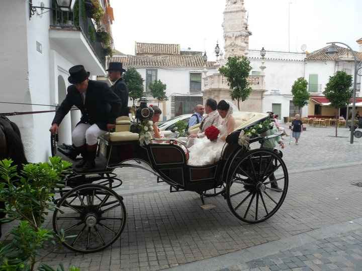 llegada a la iglesia