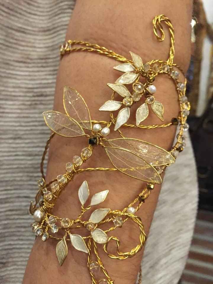 En lugar de ramo, brazalete. os gusta? - 4