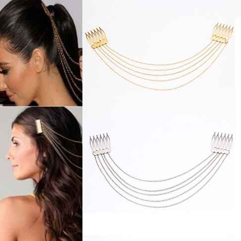 Tocado para trenza al lado - 1