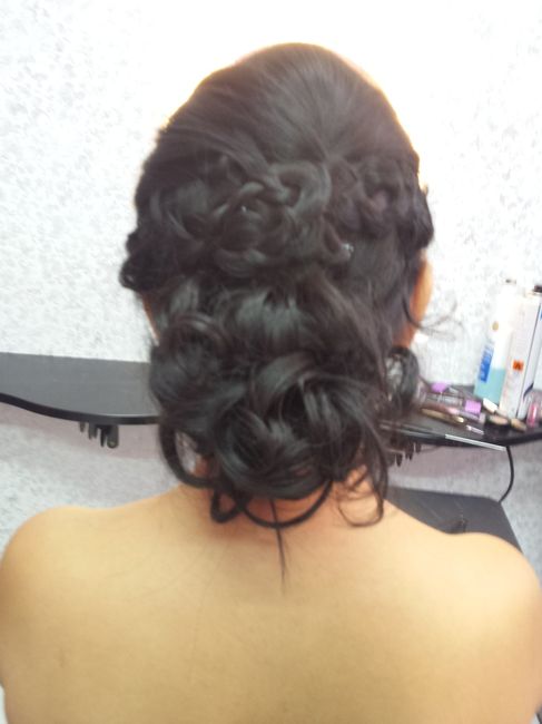 Mi prueba de maquillaje y peinado! - 1