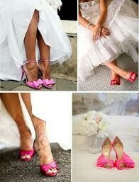 Zapatos novia de color rosa!! - 11