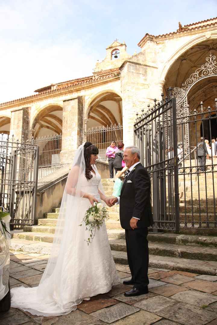 llegada a la iglesia