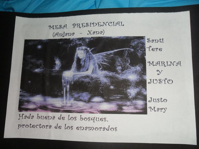 detalle mesa presidencial