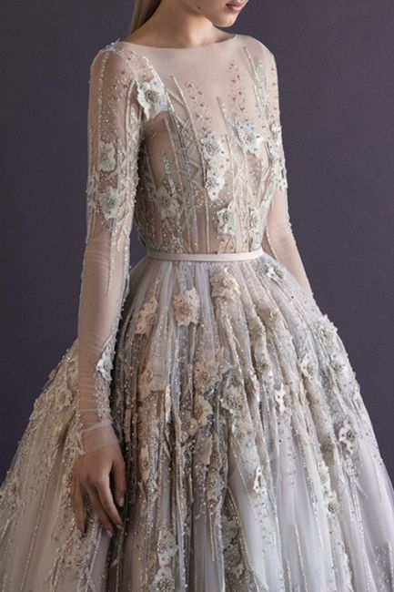 Vestidos asequibles del estilo de Paolo Sebastian, Elie Saab y Zuhair Murad. 6
