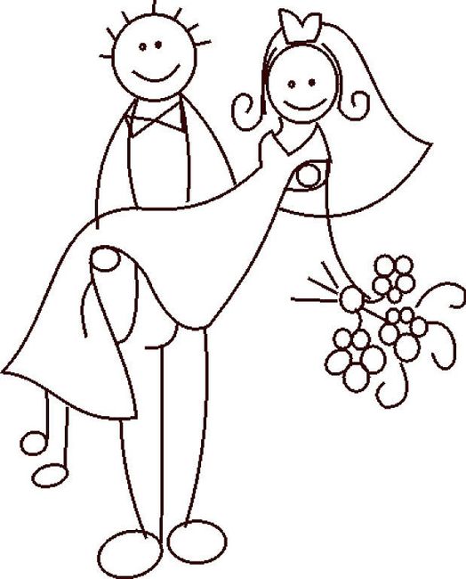 los lindos novios