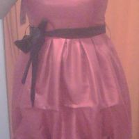 Fuxia con lazo negro