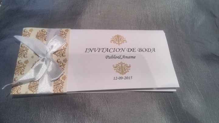 Ya tengo nuestras invitaciones!!  - 1