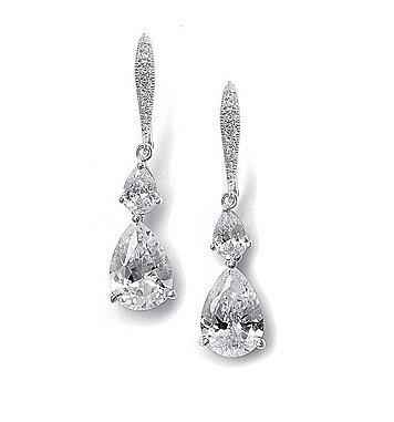 4. Pendientes para novia de estilo princesa