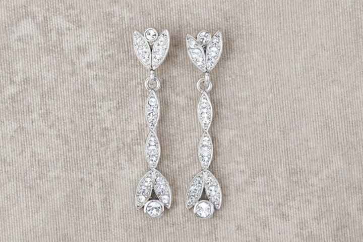 11. Pendientes para novia de estilo princesa