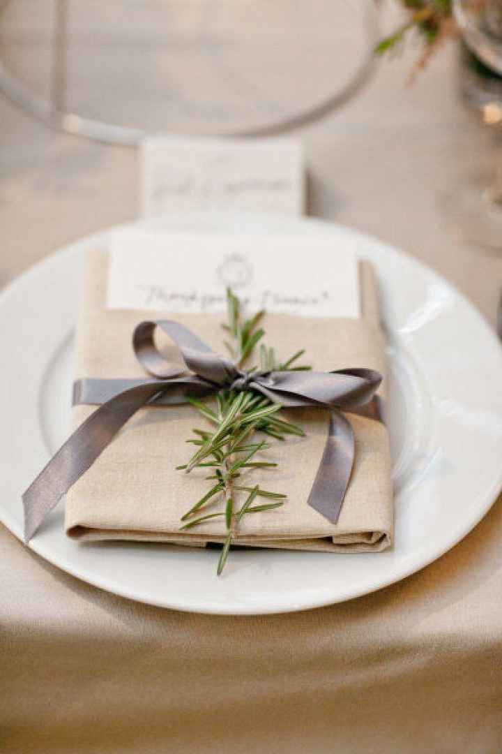 3. Decorar las servilletas para tu boda