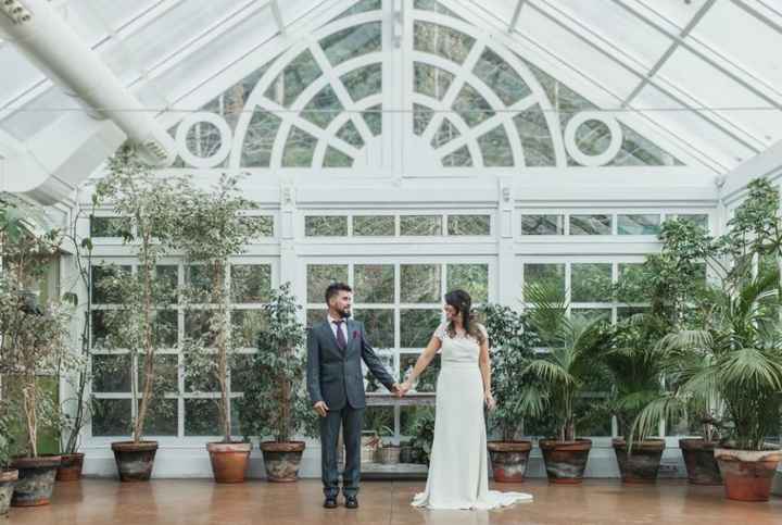 Una boda en un invernadero