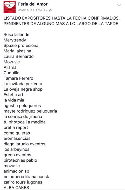 Feria del amor - 2