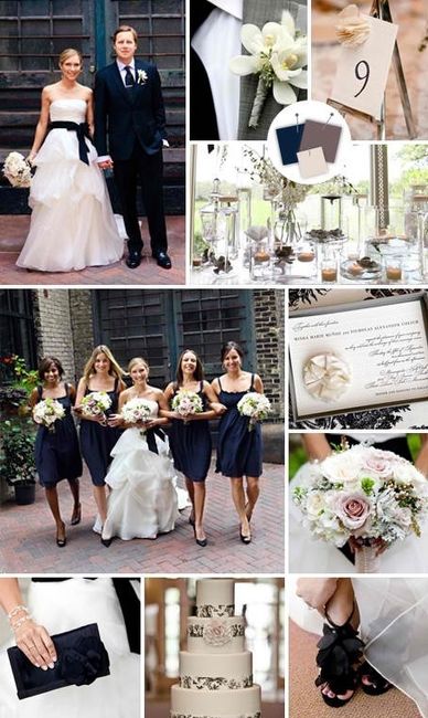 2. Boda azul marino