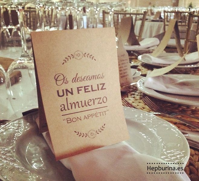 Boda papel kraft
