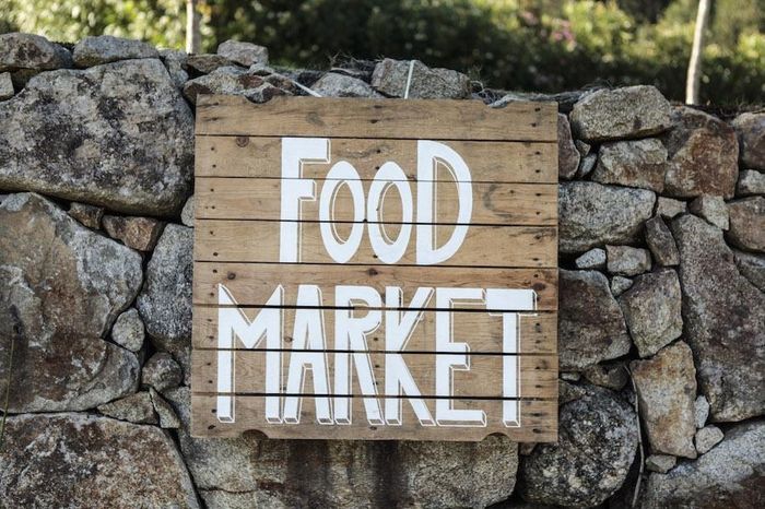 Una boda estilo market