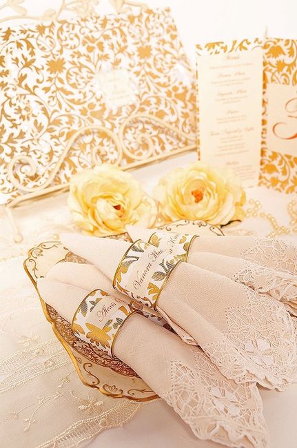 14. Decorar las servilletas para tu boda
