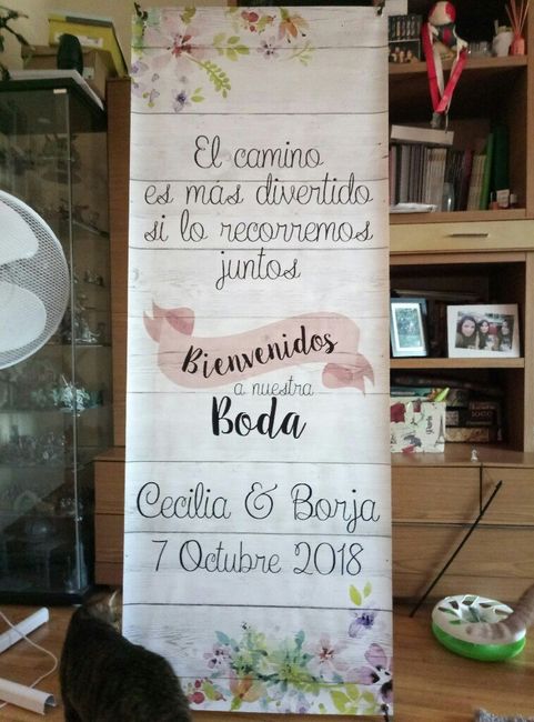 Nuestro cartel de bienvenida - 1