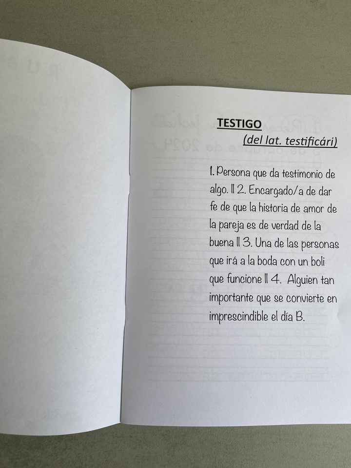 Plantilla rubio Testigos de boda - 2