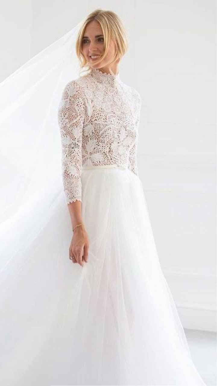 El vestido de inspiración romántica con el que Chiara Ferragni le ha dado el 'sí, quiero' a Fedez - 
