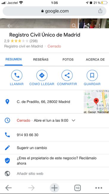 Inscripción boda religiosa en registro civil 3