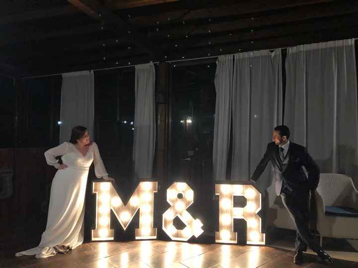 Letras iluminadas!! Muy recomendable. Letras para Bodas mr - 1